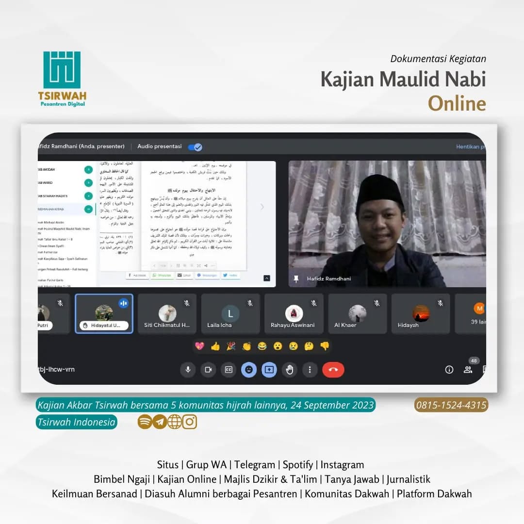 Kajian Agama di Tsirwah Pesantren Digital